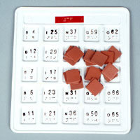 Photo of Braille Bingo Card