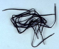 Photo of Elastic Shoelaces, black (3 sets)