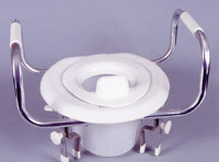 Photo of Raised Toilet Seat with rails