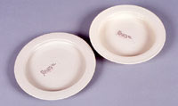 Photo of Plate with Inner Edge, Ceramic