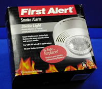 Photo of Smoke Detector w/strobe & audible alarm