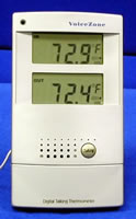 Photo of Indoor-Outdoor Talking Thermometer (silver)