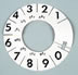 Photo of Enlarged Number Print Dial Phone