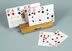 Photo of 2-tier card hold, wooden