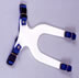 Photo of Posture Guard, medium, white with blue straps