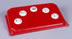 Photo of TV Remote Control - Red w/large white buttons