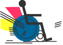 Drawing of wheelchair