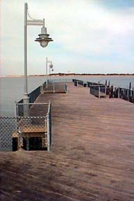 photo of fishing pier located on the Lewes side of Cape Henlopen State Park