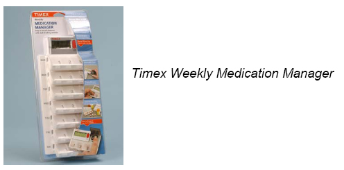Picture of the Timex Weekly Medication Manager