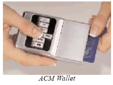 Photo of the ACM Wallet