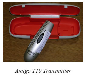 Photo of the Amigo T10 Transmitter
