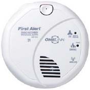 image of the First Alert One Link smoke and carbon monoxide detector