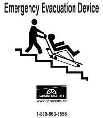 image of the Evacu-trac emergency evacuation device by Garaventa
