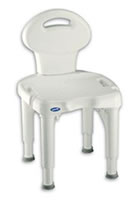 Photo of the Invacare I-Fit Shower Chair with Back.